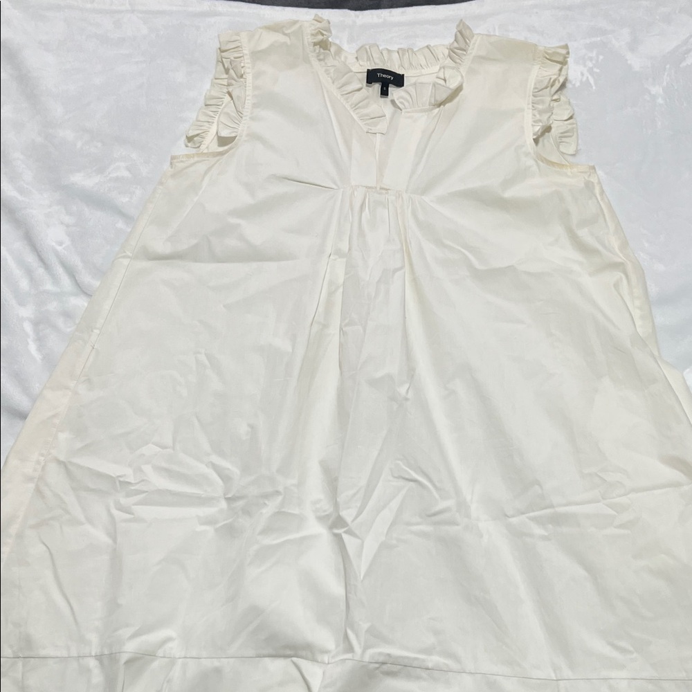 Theory Cream Maxi Dress